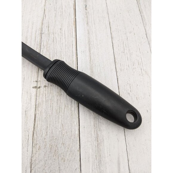 Oxo Good Grips #3 Nylon Plastic Spoon Slotted Black Handle 12" - Picture 5 of 6